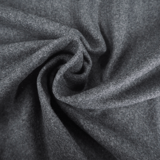 Dark Grey Flannel type fabric - Clearance Fabric Shop