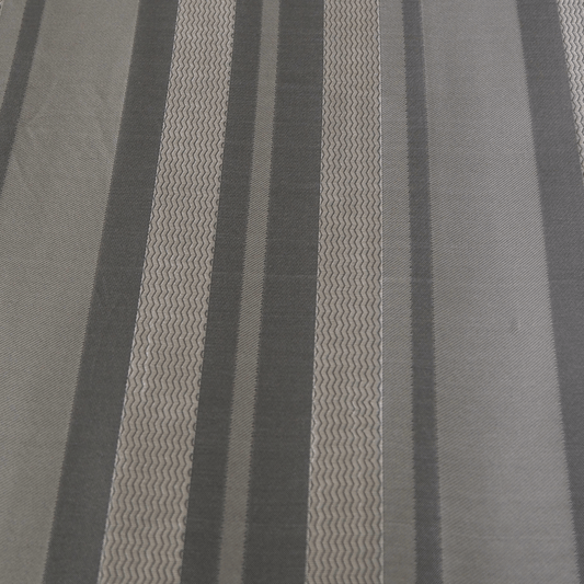 Silver Grey stripe curtain fabric. - Clearance Fabric Shop